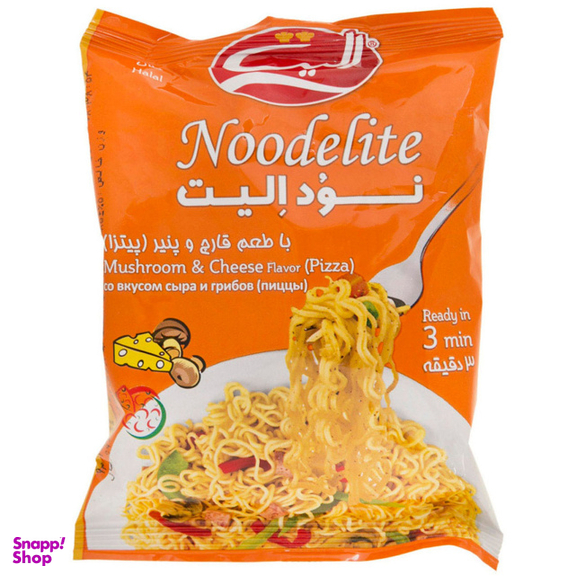 نودل الیت با طعم قارچ و پنیر وزن 75 گرم