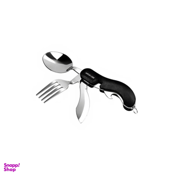 مجموعه قاشق و چنگال و چاقو سفری گرین لاین مدل Cutlery Set