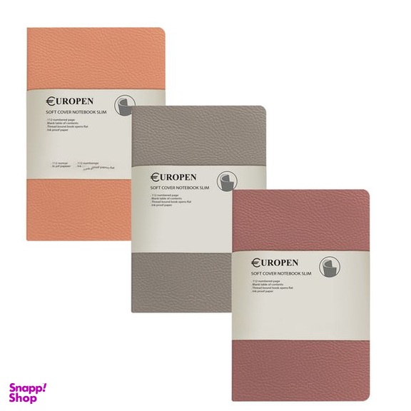 دفتر یوروپن طرح soft cover slim
