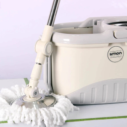 ست سطل و زمین شوی چرخشی لیمون مدل Walkable Mop