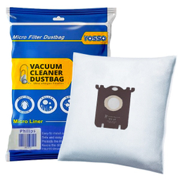 کیسه جاروبرقی روسو مدل پاکت میکرو نایلونی P3  فیلیپس کاست دار بسته 4 عددی