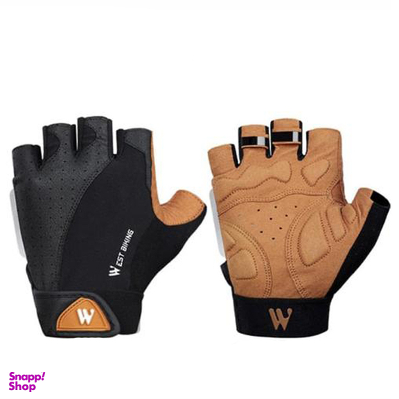 دستکش دوچرخه نیم انگشتی مدل West Biking