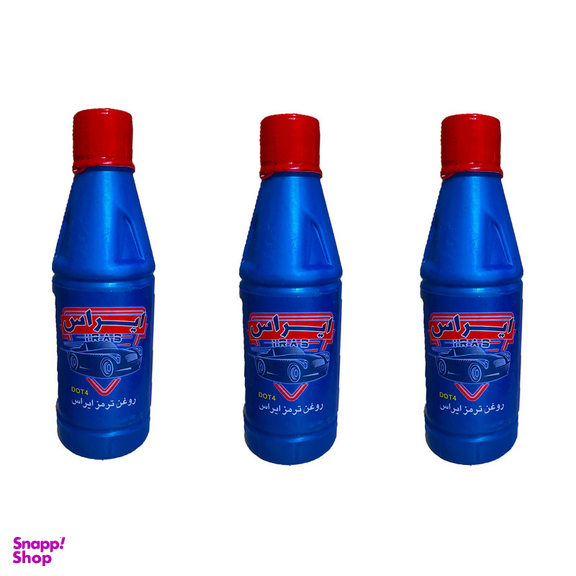 روغن ترمز ایراس مدل A3 حجم 250 میلی لیتر بسته 3 عددی