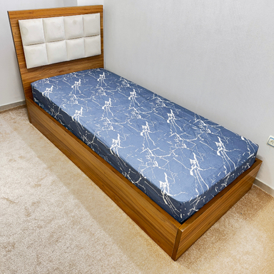 ملحفه ناتوسا مدل کشدار گرانیت یک نفره سایز 120×200 سانتی متر