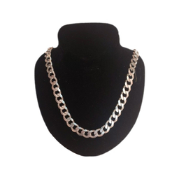 زنجیر نقره مردانه گالری فلور مدل کارتیه