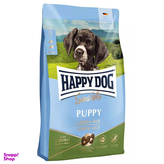 غذای خشک توله سک هپی داگ مدل Sensible Puppy وزن 1 کیلوگرم به صورت فله