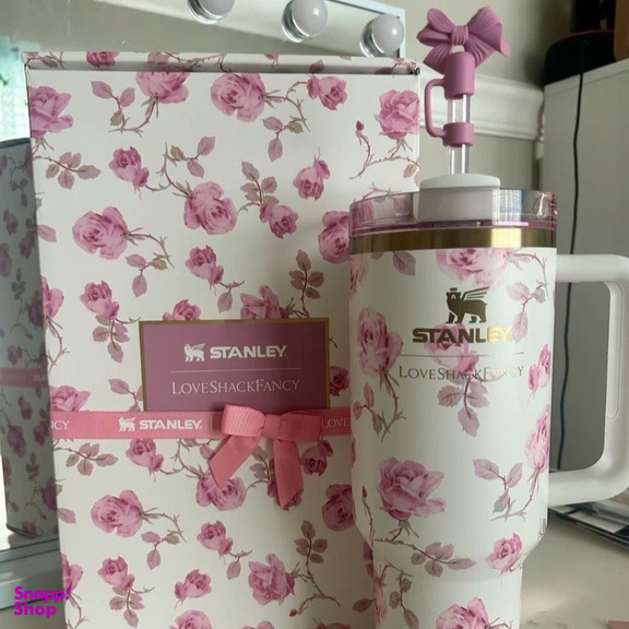 تراول ماگ استنلی مدل tumbler سفید جعبه کادویی ظرفیت 1180 میلی لیتر