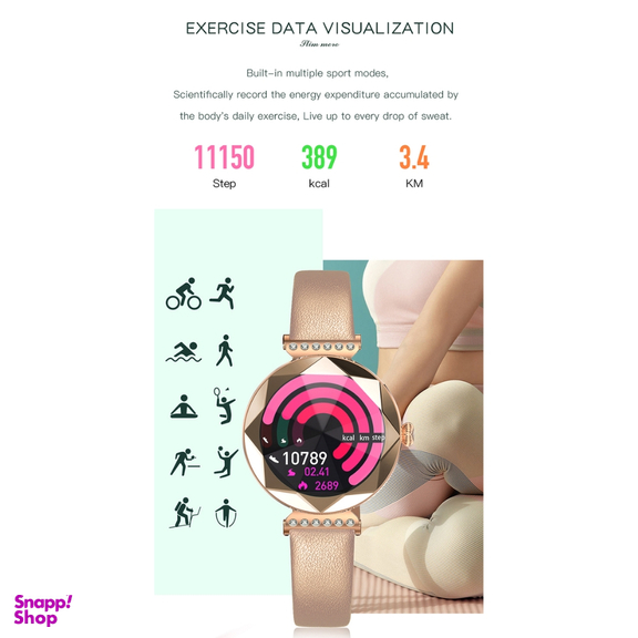 ساعت هوشمند گرین لاین مدل Swarovski