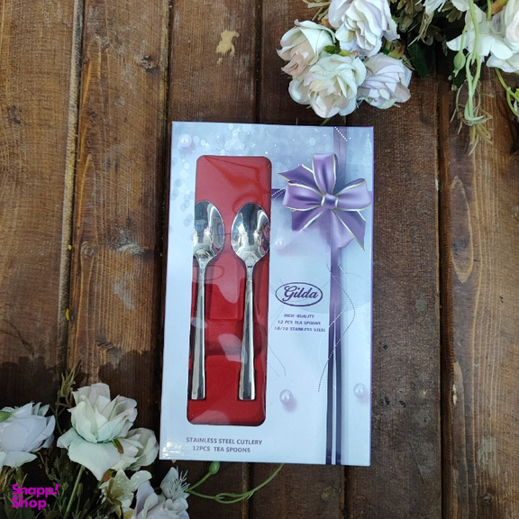 سرویس قاشق چای خوری گیلدا کد 10131 بسته 6 عددی