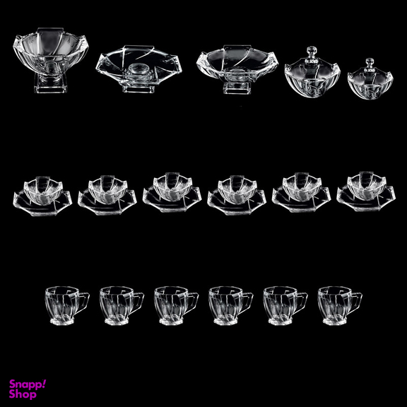 سرویس پذیرایی 25 پارچه مدل اسکوئر