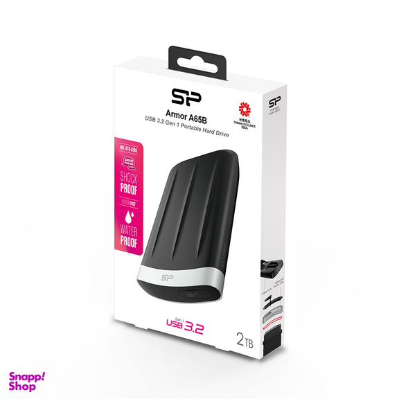 هارد اکسترنال سیلیکون پاور مدل A65 Bk SP ظرفیت 2 ترابایت