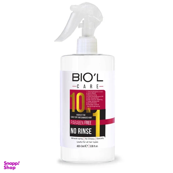 اسپری نرم کننده مو بیول مدل 10in1 حجم 400 میلی لیتر