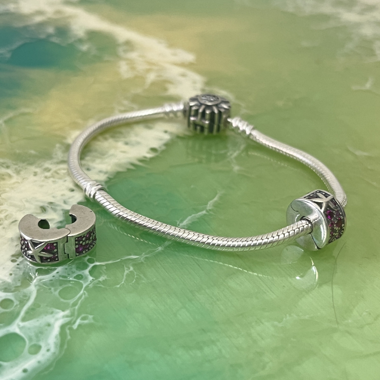 آویز نقره زنانه پاندورا طرح ستاره دریایی کد 65280