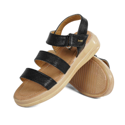 صندل طبی زنانه هپی مدل سوفیا رنگ مشکی