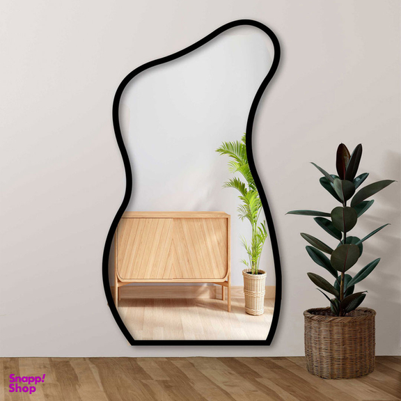 آینه مدل قدی چوبی طرح آوا w-90-180