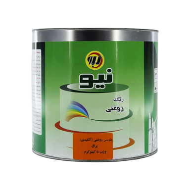 رنگ روغنی طوسی براق نیو کد 7 وزن 4 کیلوگرم