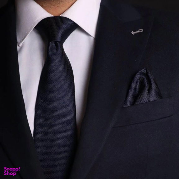 ست کراوات و دستمال جیب مردانه آیکت مدل 03
