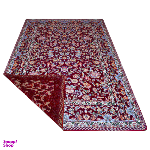 روفرشی طرح افشان زمینه زرشکی