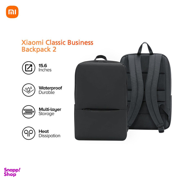 کوله پشتی لپ تاپ شیائومی مدل Business 2 JDSW02RM مناسب برای لپ تاپ تا 15.6 اینچی