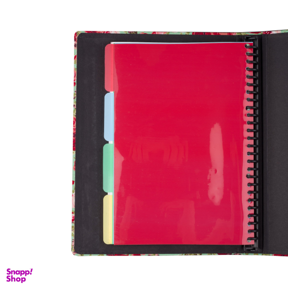 دفتر کلاسور تی گل مدل 80 برگ به همراه کاغذ