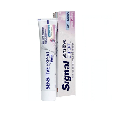 خمیردندان سیگنال مدل Sensetive Expert Whitening حجم 100 میلی‌ لیتر
