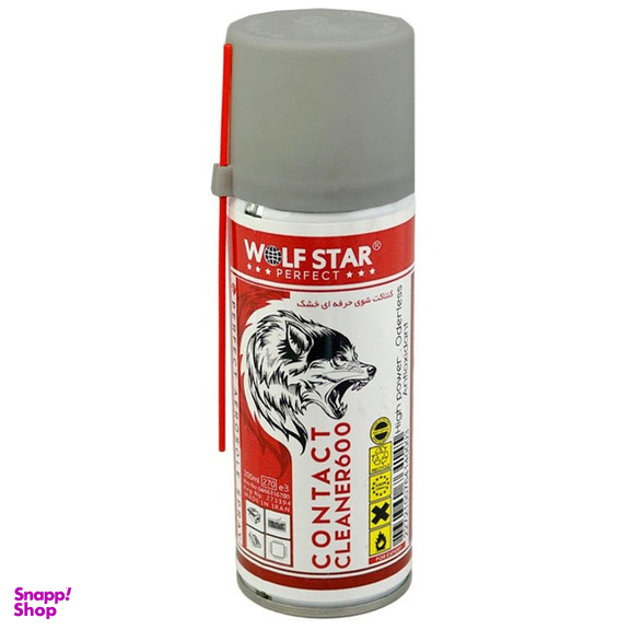 اسپری کنتاکت شوی حرفه ای خشک ولف استار مدل Cleaner 600 حجم 200 میلی لیتر