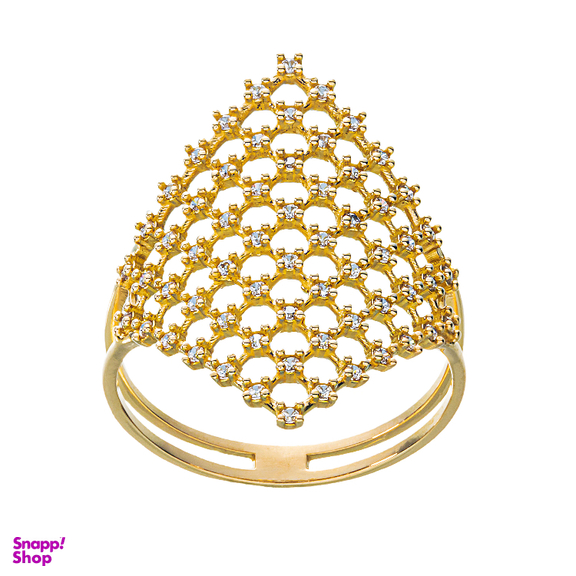 انگشتر طلا 18 عیار زنانه جواهری سون کد 2479