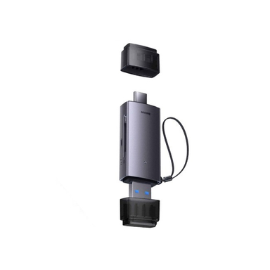 کارت‌ خوان باسئوس مدل Lite Series USB-A + Type-C به TF