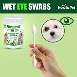 سواب مرطوب سگ و گربه مخصوص گوش و اطراف چشم کوالاپت مدل Swabs03 بسته ۲ عددی