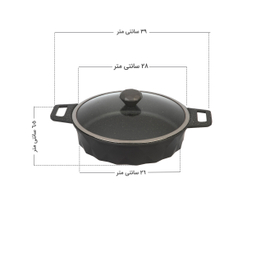 تابه تکنو مدل Diamond سایز 28