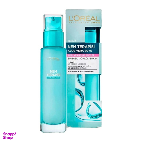 سرم آبرسان لورال مدل هیدرا جنیوس مناسب پوست خشک و حساس حجم 70 میلی لیتر