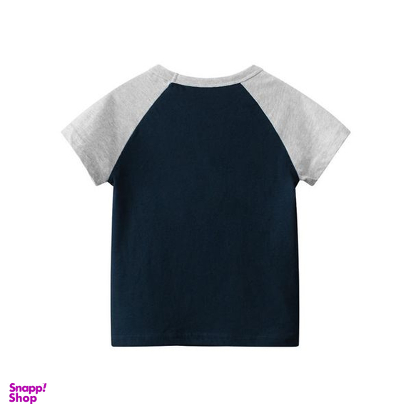 تی شرت آستین کوتاه پسرانه هومنیتی مدل WYKBTS9437-ROBLU