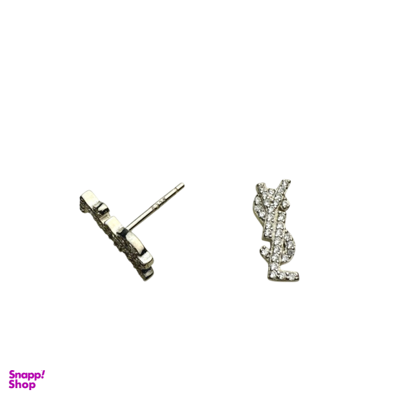 نیم ست نقره 925 عیار زنانه طرح ysl کد JWSET 1124022