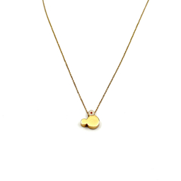 گردنبند طلا 18 عیار زنانه طرح میکی موس کد 1020