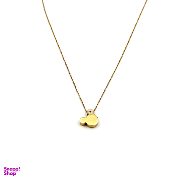 گردنبند طلا 18 عیار زنانه طرح میکی موس کد 1020