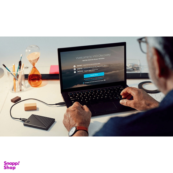 هارد اکسترنال وسترن دیجیتال (WD) مدل My Passport WDBYVG0020BBK ظرفیت 2 ترابایت