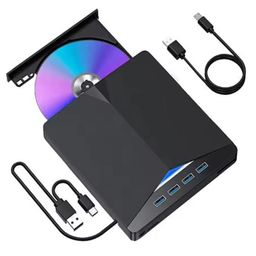 درایو DVD اکسترنال 7 در 1 طرح ایده مدل External DVD Drive Super Slim