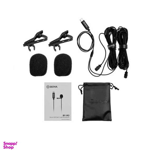 میکروفون یقه ای بویا مدل Boya BY-M3D