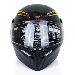کلاه کاسکت فک متحرک کایک مدل 772 Carbon Fibr Pattern به همراه کاور