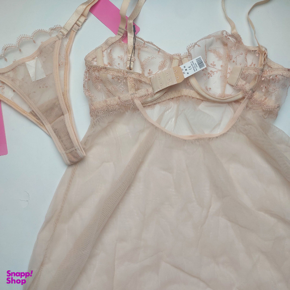 لباس خواب زنانه برتا کد 2200C رنگ کرم