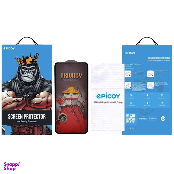 محافظ صفحه نمایش حریم شخصی اِپیکوی مدل Privacy Airbag مناسب برای گوشی موبایل سامسونگ Galaxy A73 5G/ A72 4G/5G / M54 / M53 5G/ M52 / M51/ A71/ A81/ A91 / M62/ F62/ S10 Lite/ Note 10 Lite
