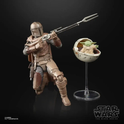 اکشن فیگور هاسبرو مندلورین بیبی یودا سری استار وارز Star Wars طرح Mandalorian Baby Yoda