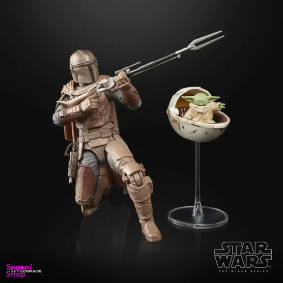اکشن فیگور هاسبرو مندلورین بیبی یودا سری استار وارز Star Wars طرح Mandalorian Baby Yoda