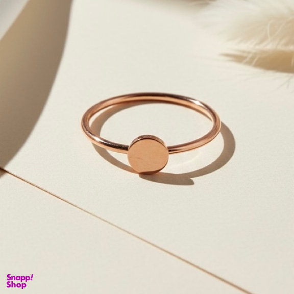 انگشتر نقره زنانه طرح دایره کد 16