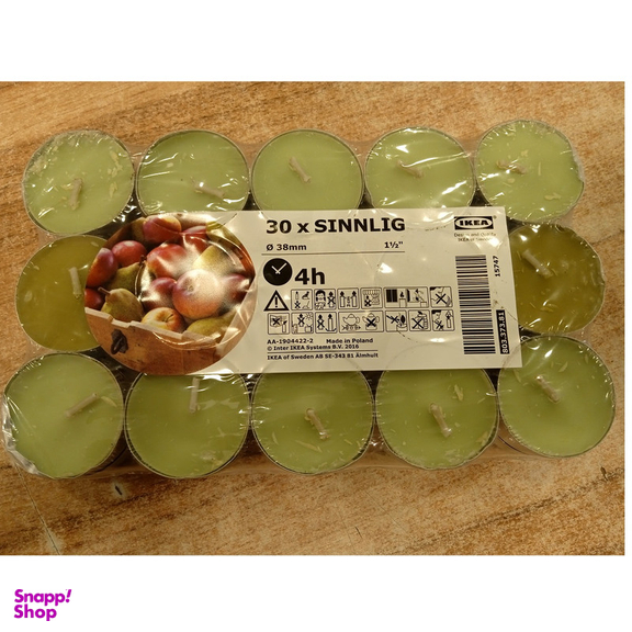 شمع وارمر ایکیا مدل SINNLIG_N بسته 30 عددی