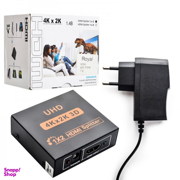 اسپلیتر 2 پورت HDMI رویال مدل Ver 1/4