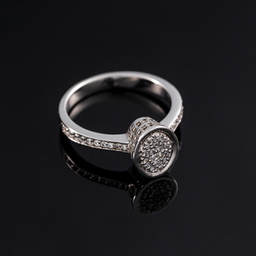 انگشتر طلا 18 عیار زنانه جواهری سون کد 0028