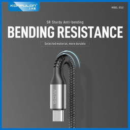 کابل تبدیل usb-C به usb-C / MicroUSB / لایتنینگ کانفلون مدل DC62 طول 1.2 متر