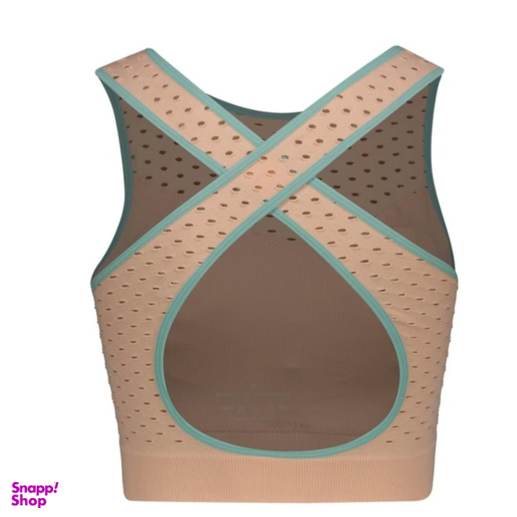 ست نیم تنه کراپ و لگینگ ورزشی زنانه دریم اسلیم کد T795796 رنگ گلبهی