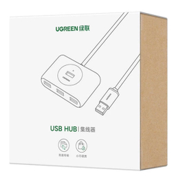 هاب 4 پورت USB 3.0 یوگرین مدل CR113 کد 20291